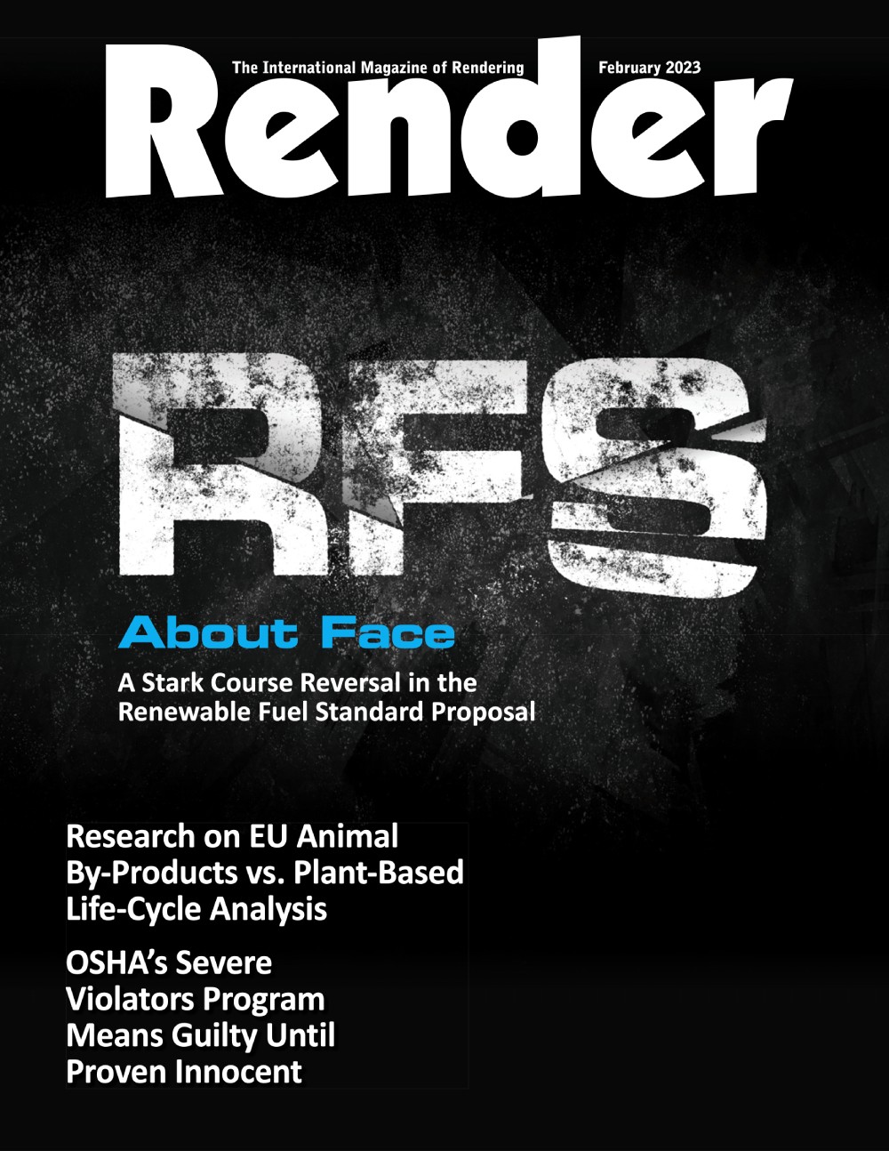 Render Magazine February 2023 cover