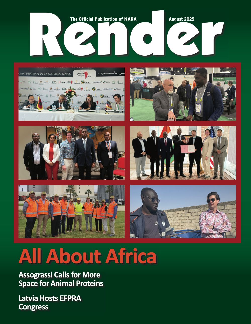 Render Magazine Cover August 2025