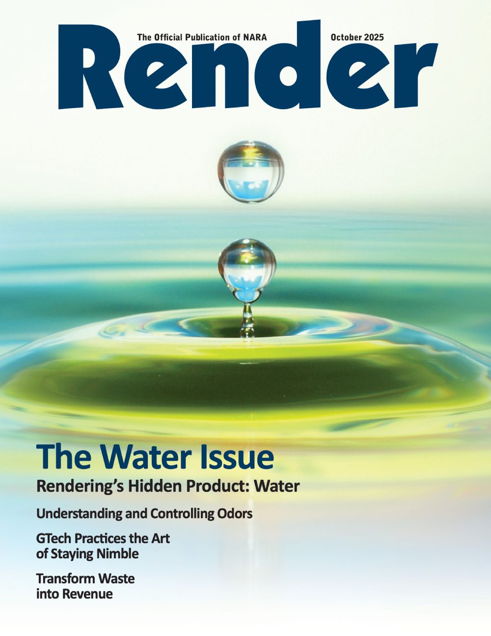 Render Magazine Cover October 2025