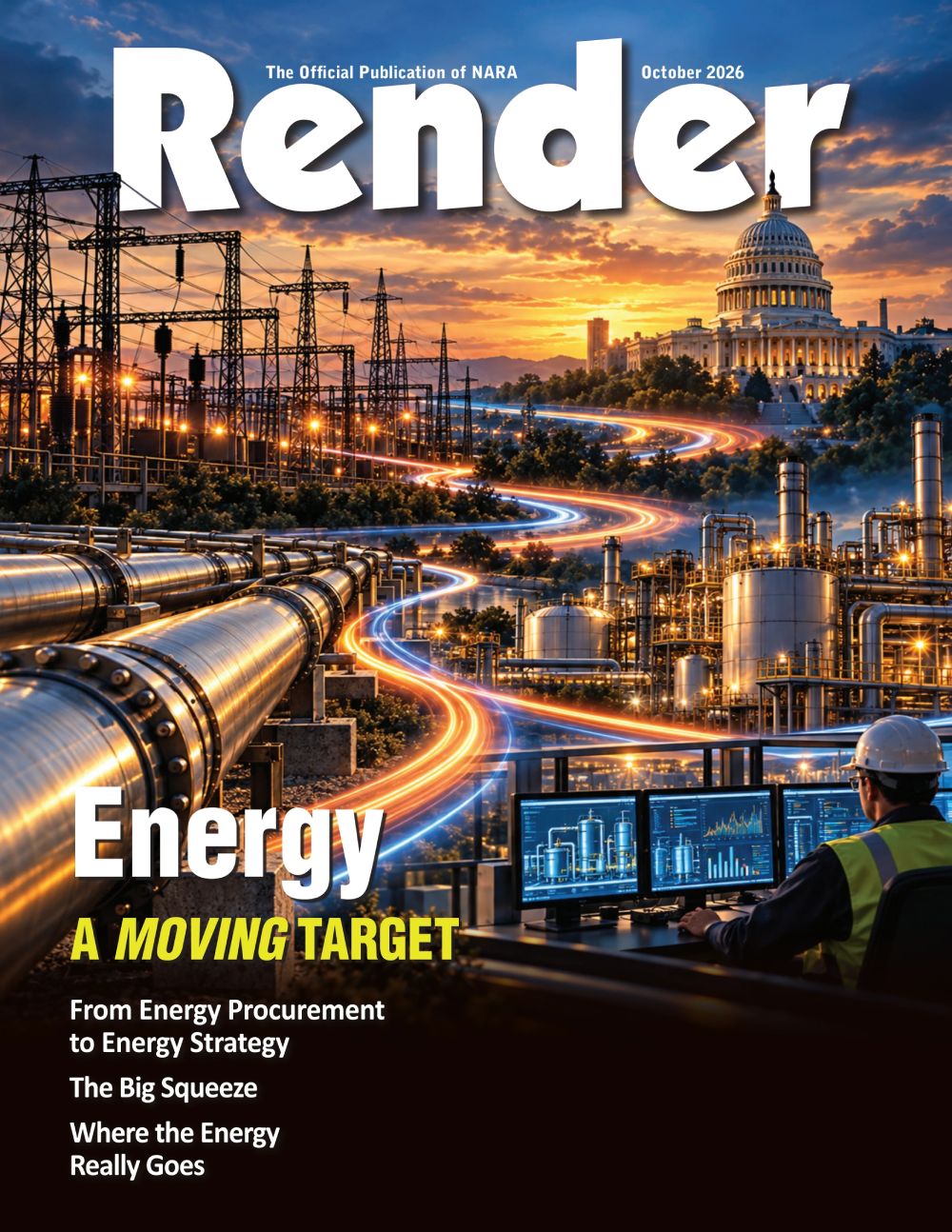 Render Magazine Cover October 2026